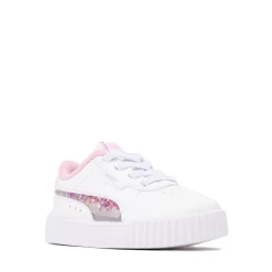 PUMA Carina 3.0 Jelly Stars Athletic Shoe - Baby / Toddler - White / Pink