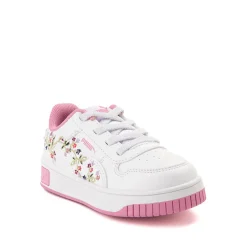 PUMA Carina Street Floral Athletic Shoe - Baby / Toddler - PUMA White / Mauved Out