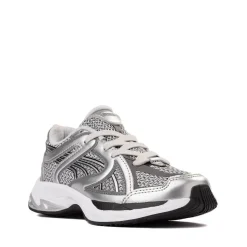 PUMA SkyJet Prisco Athletic Shoe - Little Kid / Big Kid - PUMA Silver / PUMA Black / Glacial Gray