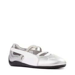 PUMA Speedcat Ballet Metallic Sneaker - Big Kid - Metallic Ash Gray / PUMA White