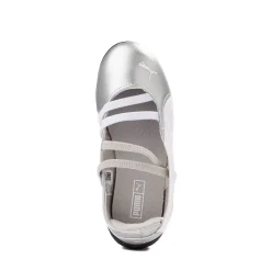 PUMA Speedcat Ballet Metallic Sneaker - Little Kid / Big Kid - Metallic Ash Gray / PUMA White