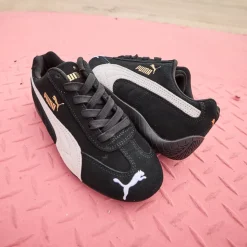 PUMA Speedcat OG Athletic Shoe - Big Kid - Black / White
