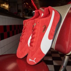 PUMA Speedcat OG Athletic Shoe - Big Kid - For All Time Red / White