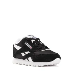 Reebok Classic Nylon Athletic Shoe - Baby / Toddler - Black / White