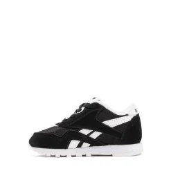 Reebok Classic Nylon Athletic Shoe - Baby / Toddler - Black / White