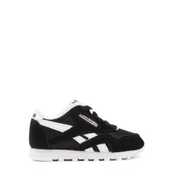 Reebok Classic Nylon Athletic Shoe - Baby / Toddler - Black / White
