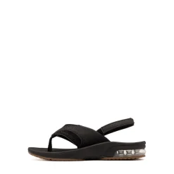 Reef Fanning Flip Flop - Baby / Toddler / Little Kid - Black / Silver