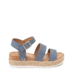 Sarah-Jayne Bryce Platform Sandal - Little Kid / Big Kid - Denim Blue