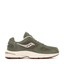 Saucony Grid Jazz 9 Athletic Shoe - Olive / Off White