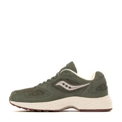 Saucony Grid Jazz 9 Athletic Shoe - Olive / Off White