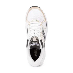 Saucony Ride Millennium Athletic Shoe - White / Gold / Black