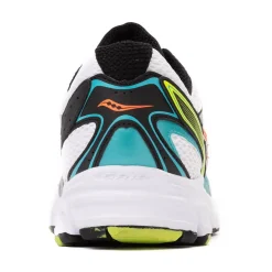 Saucony Ride Millennium Athletic Shoe - White / Mutant Green / Orange