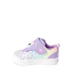 Skechers Twi-Lites Twinkle Pets Glitter Cat Sneaker - Toddler / Little Kid - Lavender