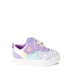 Skechers Twi-Lites Twinkle Pets Glitter Cat Sneaker - Toddler / Little Kid - Lavender