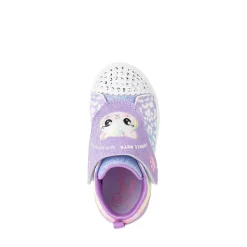 Skechers Twi-Lites Twinkle Pets Glitter Cat Sneaker - Toddler / Little Kid - Lavender