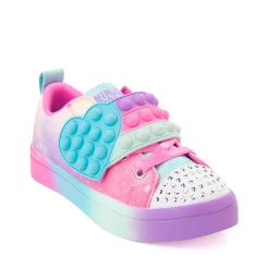 Skechers Twinkle Toes® Twi-Lites 2.0 Heart Pops Sneaker - Little Kid - Pink / Multicolor