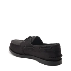 Sperry Top-Sider Authentic Original Boat Shoe - Little Kid / Big Kid - Black