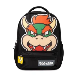 Super Mario Bros. Bowser Face Backpack - Black