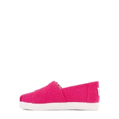 TOMS Alpargata Slip-On Casual Shoe - Baby / Toddler / Little Kid - Fuchsia