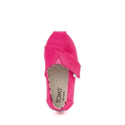 TOMS Alpargata Slip-On Casual Shoe - Baby / Toddler / Little Kid - Fuchsia