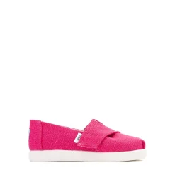 TOMS Alpargata Slip-On Casual Shoe - Baby / Toddler / Little Kid - Fuchsia