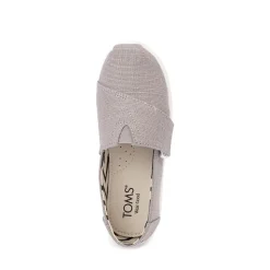 TOMS Alpargata Slip-On Casual Shoe - Little Kid / Big Kid - Drizzle Grey