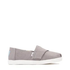 TOMS Alpargata Slip-On Casual Shoe - Little Kid / Big Kid - Drizzle Grey