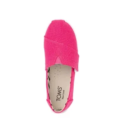 TOMS Alpargata Slip-On Casual Shoe - Little Kid / Big Kid - Fuchsia