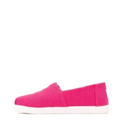 TOMS Alpargata Slip-On Casual Shoe - Little Kid / Big Kid - Fuchsia