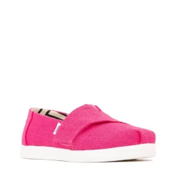 TOMS Alpargata Slip-On Casual Shoe - Little Kid / Big Kid - Fuchsia