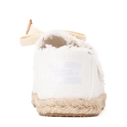 TOMS Carolina Lace-Up Espadrille - Little Kid / Big Kid - White