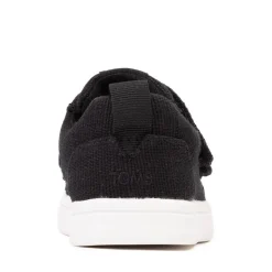 TOMS Cruz Double Strap Sneaker - Baby / Toddler / Little Kid - Black