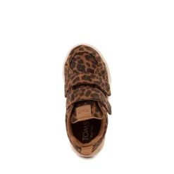 TOMS Cruz Double Strap Sneaker - Baby / Toddler / Little Kid - Leopard