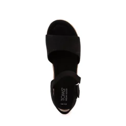 TOMS Diana Platform Sandal - Little Kid / Big Kid - Black