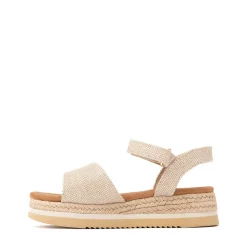 TOMS Diana Platform Sandal - Little Kid / Big Kid - Champagne Glimmer