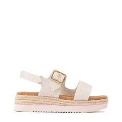 TOMS Giana Platform Sandal - Little Kid / Big Kid - Natural