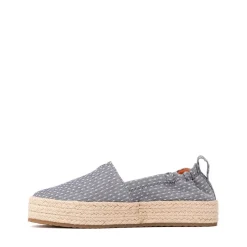 TOMS Valencia Platform Espadrille - Little Kid / Big Kid - Niagara Mist