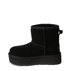 UGG® Classic Mini Platform Boot - Little Kid / Big Kid - Black
