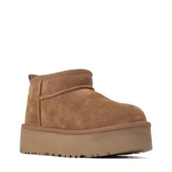 UGG® Classic Ultra Mini Platform Boot - Little Kid / Big Kid - Chestnut