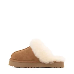 UGG® Disquette Platform Clog - Little Kid / Big Kid - Chestnut