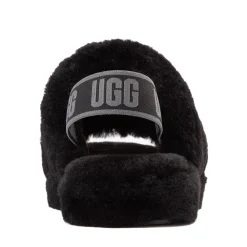 UGG® Fluff Yeah Slide - Little Kid / Big Kid - Black