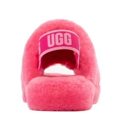 UGG® Fluff Yeah Slide - Little Kid / Big Kid - Deep Coral