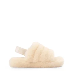 UGG® Fluff Yeah Slide - Little Kid / Big Kid - Natural