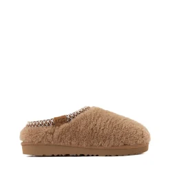 UGG® Tasman Maxi Curly Slipper - Little Kid / Big Kid - Chestnut