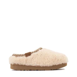 UGG® Tasman Maxi Curly Slipper - Little Kid / Big Kid - Natural