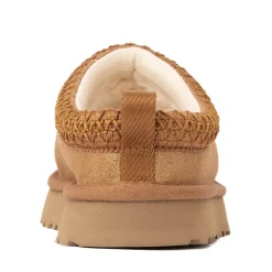 UGG® Tazz Dazzle Platform Slipper - Little Kid / Big Kid - Chestnut