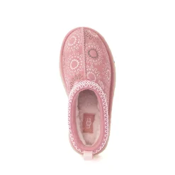 UGG® Tazz Sun Stitch Slipper - Little Kid / Big Kid - Horizon Pink
