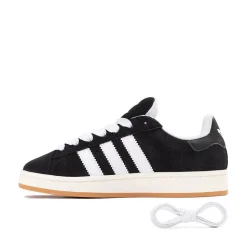 Womens adidas Campus '00s Athletic Shoe - Black / White / Off White