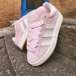 Womens adidas Campus '00s Athletic Shoe - Clear Pink / White