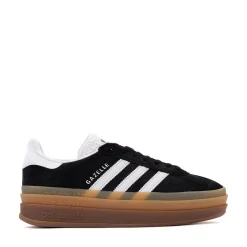 Womens adidas Gazelle Bold Athletic Shoe - Core Black / Cloud White